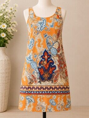ELIANE ROSE PAISLEY FLORAL SHIFT DRESS